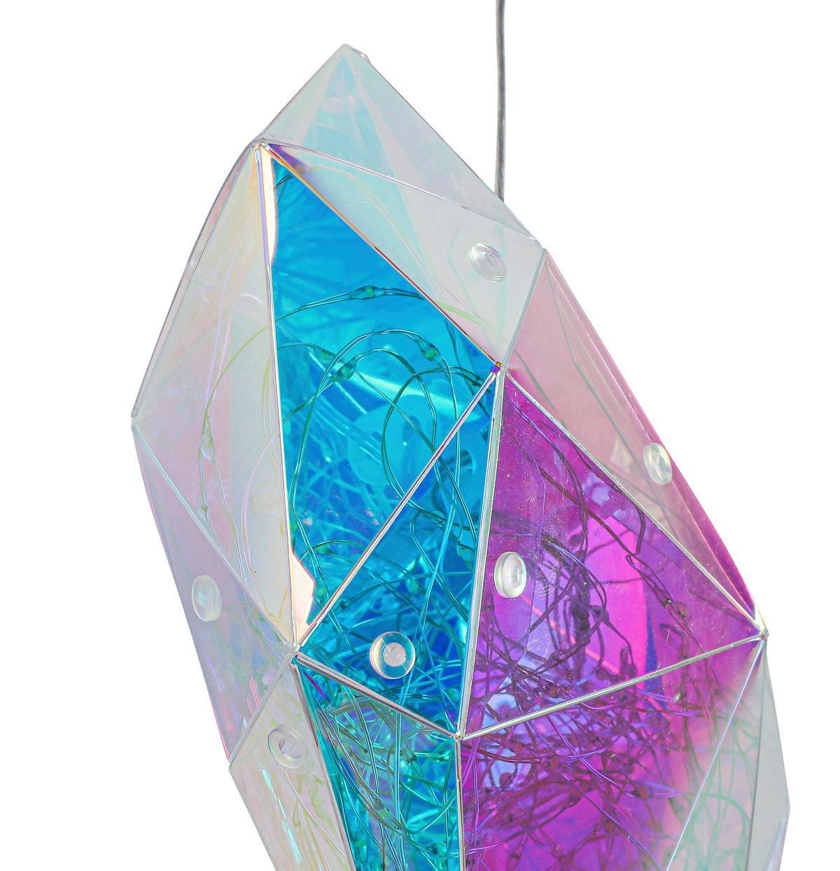 DEKORAČNÍ LED SVÍTIDLO HERZI - průhledné, Moderní, plast (6,5/23/20cm) - Mömax