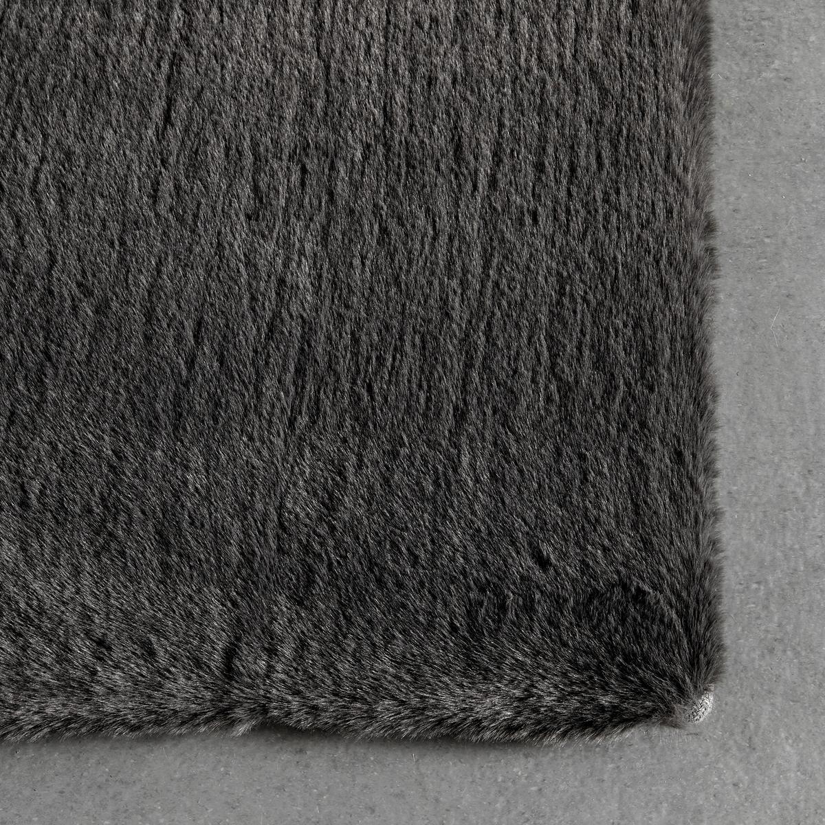 Umělá kožešina Caroline 3, 160/220cm - antracitová, textil (160/220cm) - Mömax