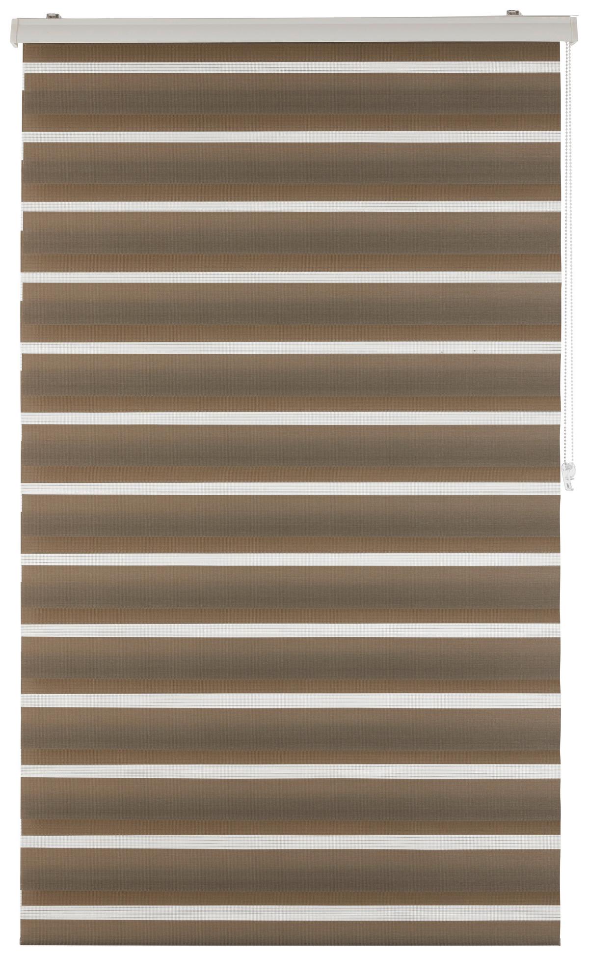 Dvojitá roleta Thomas, 100/160cm, hnedosivá - taupe, textil/plast (100/160cm) - Premium Living