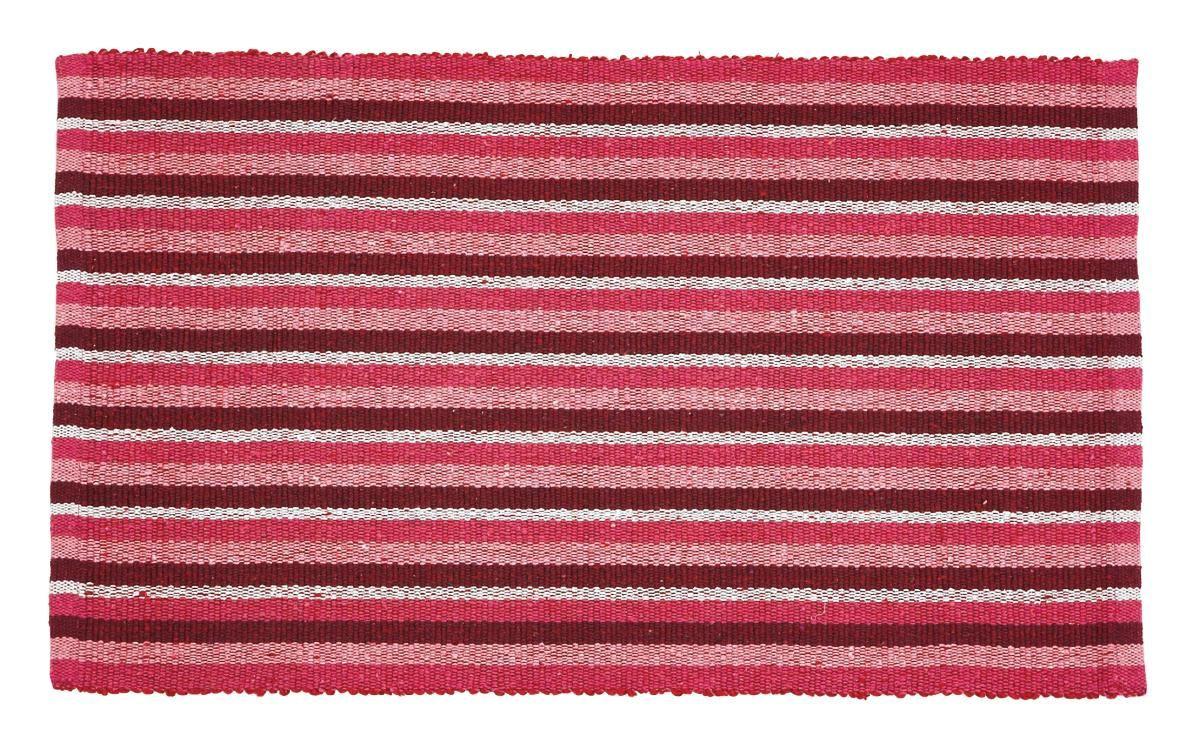 Ágyelő Szőnyeg Streak - pink/világoskék, Konventionell, textil (50/80cm) - Ondega