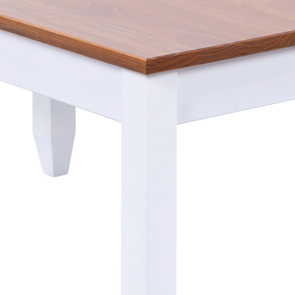 Jedálenský stôl WESTERLAND 160x90cm - biela, Lifestyle, drevo (160/90/80cm) - Carryhome