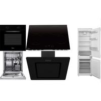 Elektrogeräteset Powerset1 - Schwarz/Weiß, Basics, Glas/Kunststoff - Midea