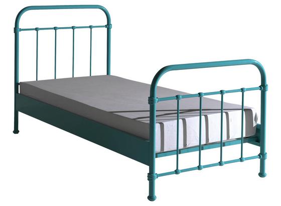 Kinder-/Juniorbett New York 90x200 cm Türkis - Türkis, ROMANTIK / LANDHAUS, Metall (90/200cm) - Livetastic Kinder-/Juniorbett New York 90x200 cm Türkis - Türkis, ROMANTIK / LANDHAUS, Metall (90/200cm) - Livetastic