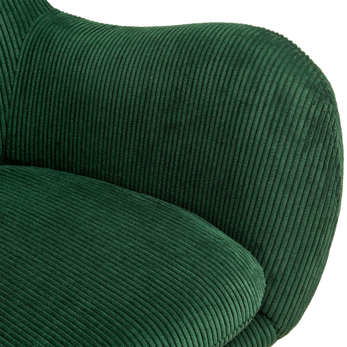 Schaukelsessel Rocking Scandi - Schwarz/Naturfarben, MODERN, Textil/Metall (75/102/80cm) - MID.YOU
