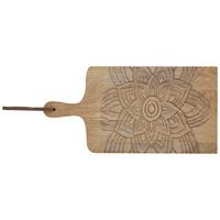 Dekorační podnos Mandalja - přírodní barvy, Basics, dřevo (50/2/25cm) - Modern Living