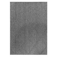 Outdoorteppich Patara - Grau, Design, Textil (120/170cm) - Novel