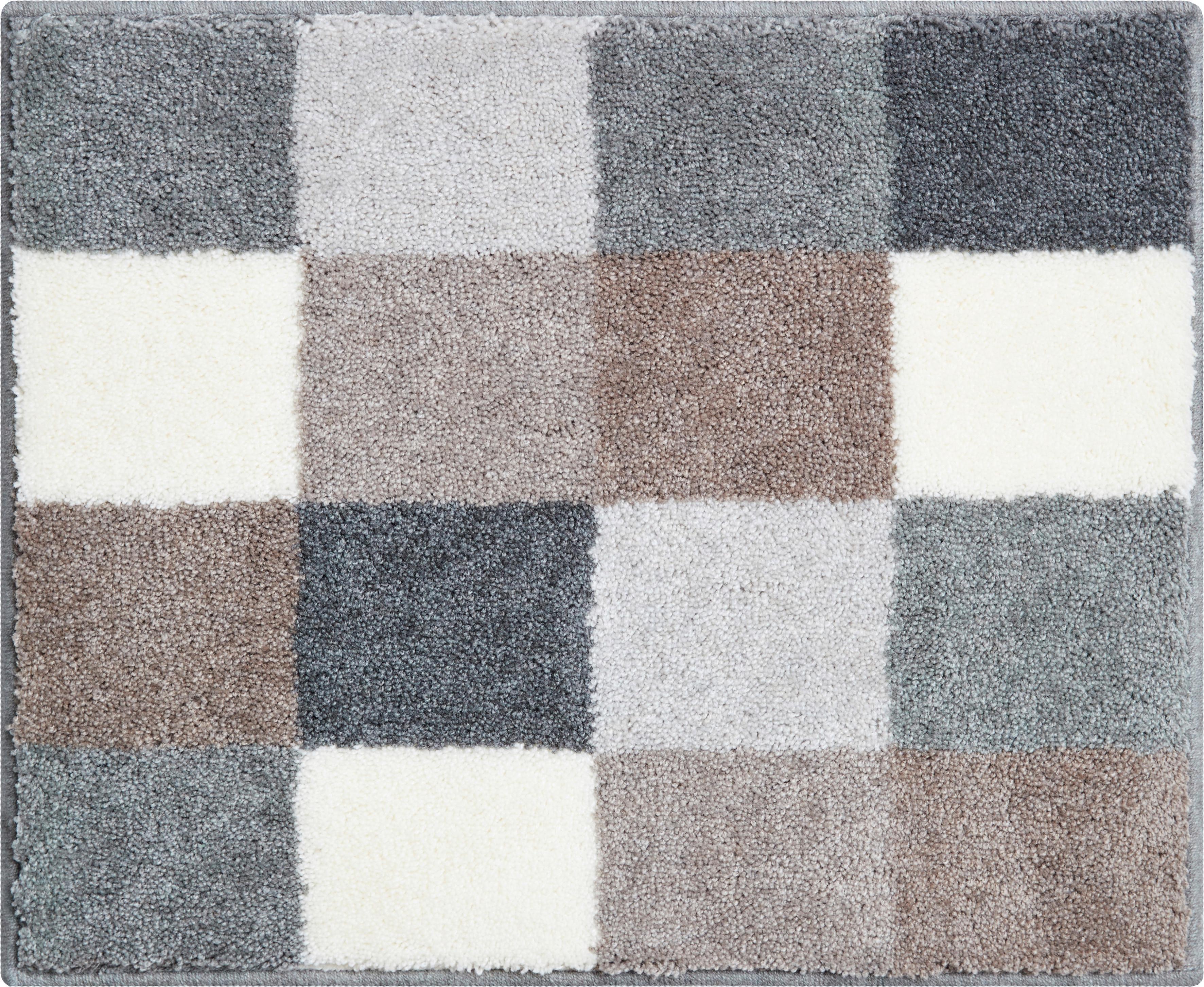 KOBEREC DO KOUPELNY B2747-076001297 - bílá/béžová, Basics, textil (50/60cm) - Grund