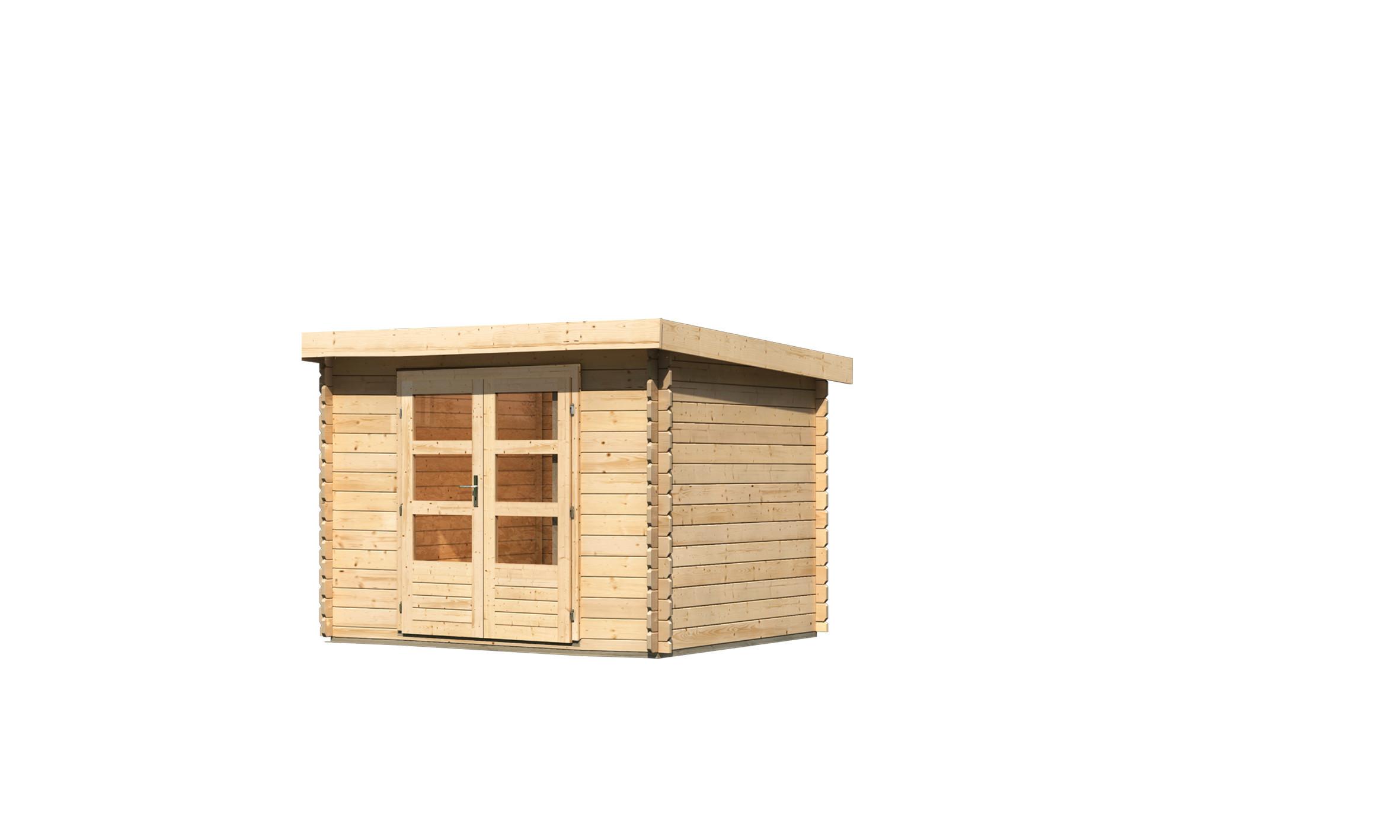 Gartenhaus Gamlitz 3 39875 Gamlitz 3 - Fichtefarben, Basics, Holz (297/2,25/237cm)