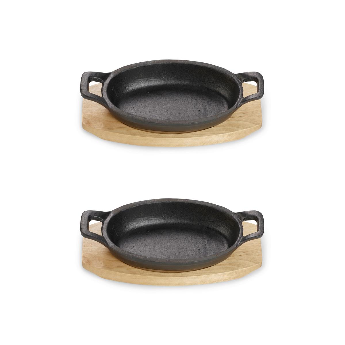 Pfannenset Ew-Ge-1345-2 - Schwarz, Basics, Metall (15,3/9,2/3cm) - Echtwerk