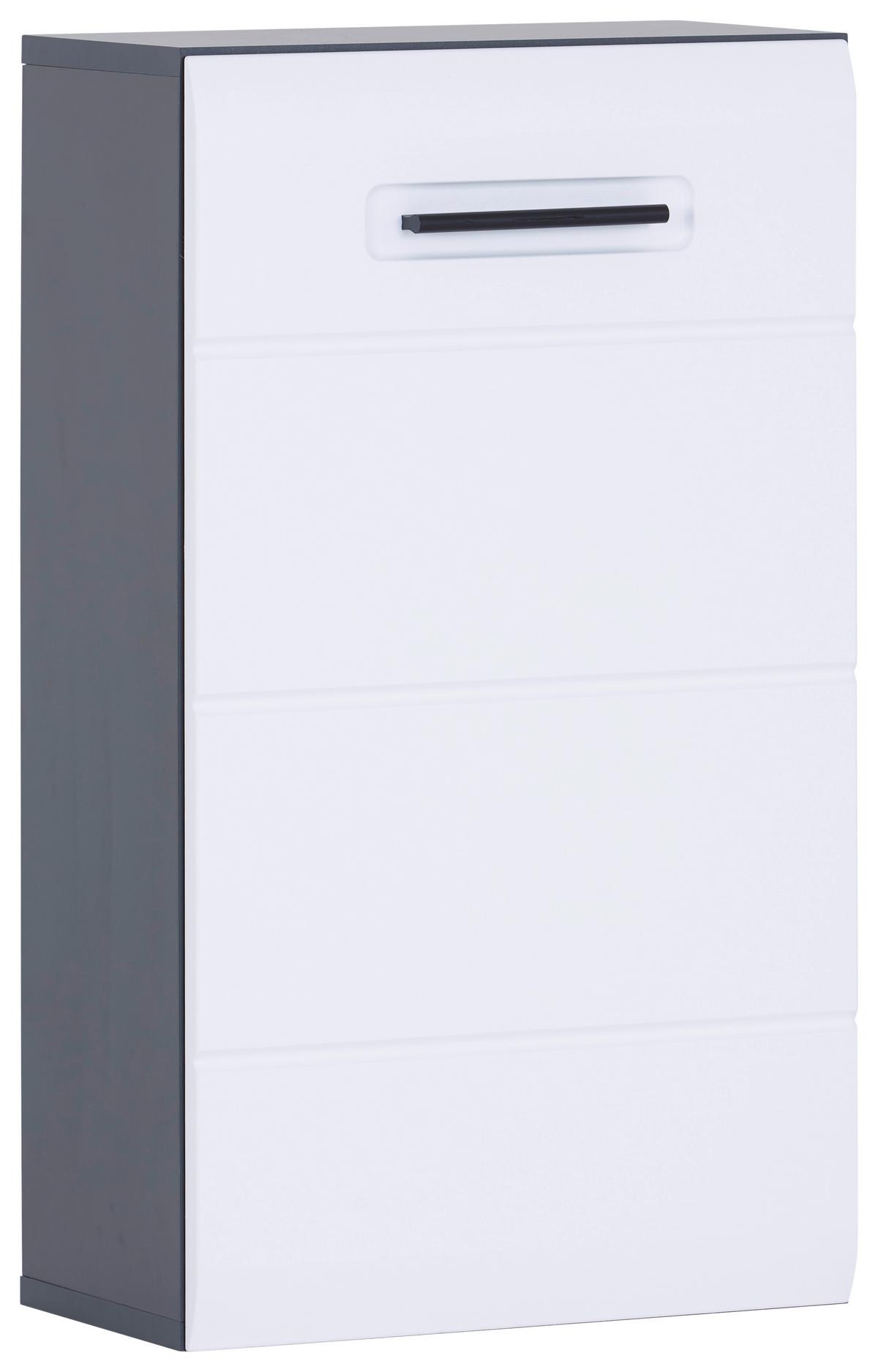 Faliszekrény Pearl New Snol 118 - antracit/fehér, Konventionell, faalapú anyag (40/70/22,6cm)
