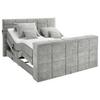 Boxspringbett Mit Topper 180x200 Cm Denver - Schlammfarben, KONVENTIONELL, Textil (180/200cm) - Carryhome
