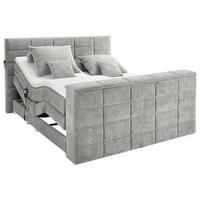 Boxspringbett Mit Topper 180x200 Cm Denver - Schlammfarben, KONVENTIONELL, Textil (180/200cm) - Carryhome