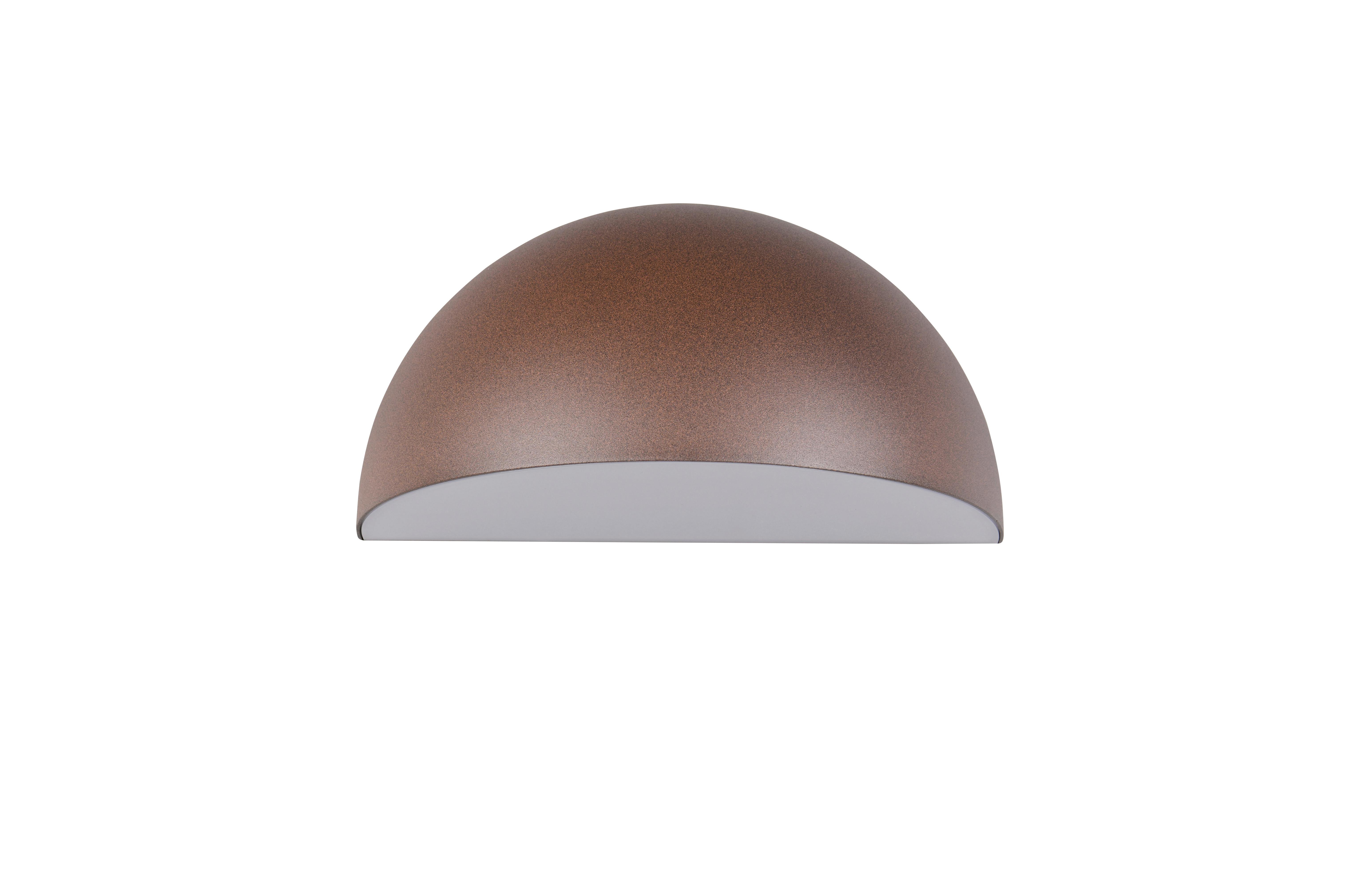 Außenwandleuchhte 262460124 Maas - Rostfarben/Weiß, KONVENTIONELL, Kunststoff/Metall (14/27/15,5cm) - Trio Leuchten