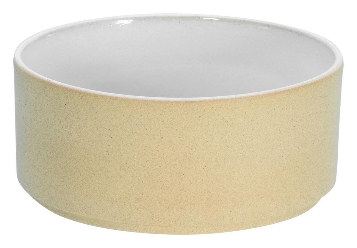 Müslischalenset Futuro Weiß, Beige L: 30,5 cm - Beige/Weiß, Basics, Keramik (30,5/30,5/10cm) - Creatable