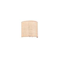 Wandleuchte Aimee Naturfarben Schwarz B: 20,5 Cm - Schwarz/Naturfarben, Natur, Textil/Metall (23/20,5/12cm)