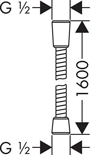 Brauseschlauch METAFLEX C in Chrom 160 cm Maße