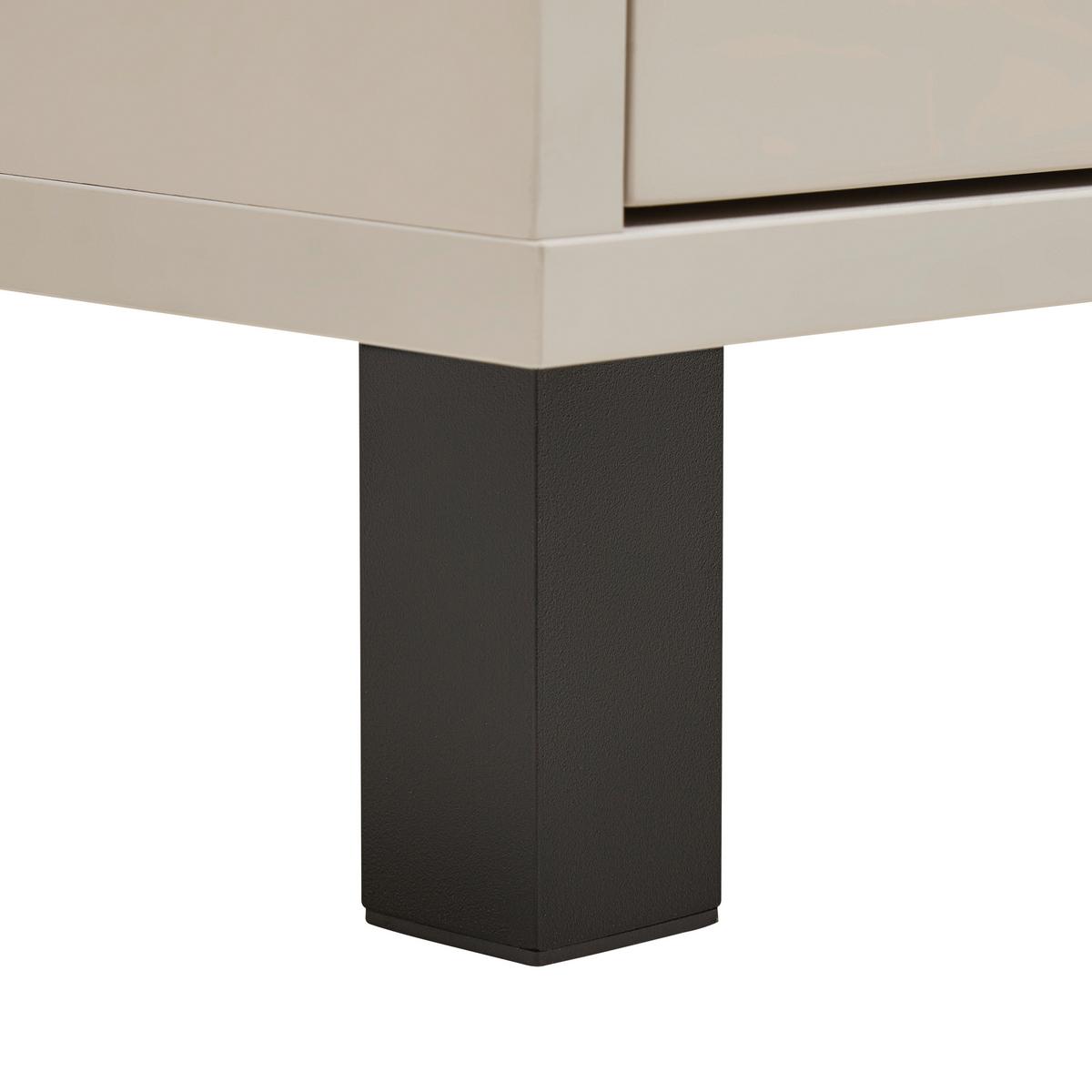 Bočná skrinka SOPHIA - čierna/kašmírová, Modern, kompozitné drevo (35/120/33cm) - Mömax