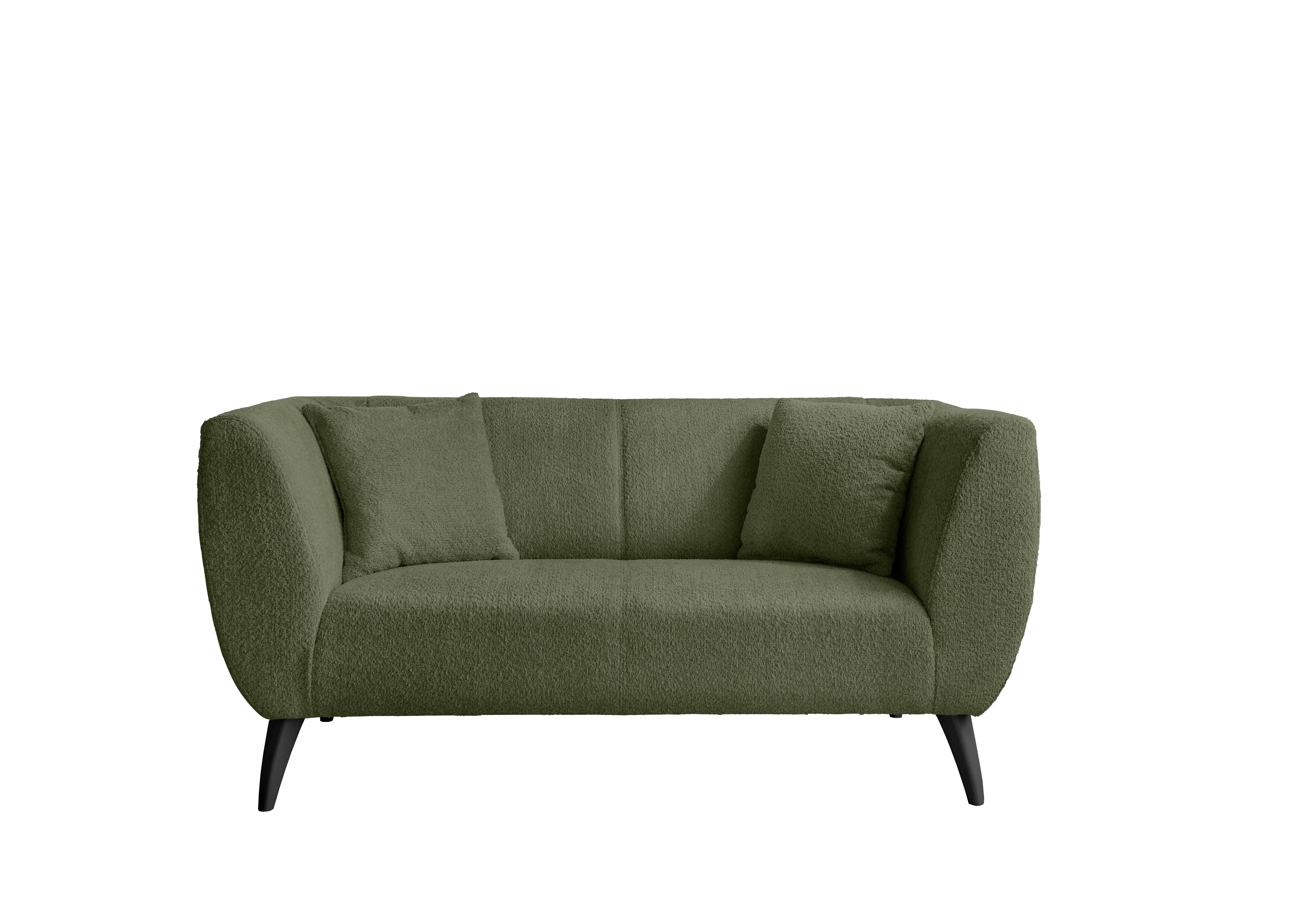 2-Sitzer-Sofa Colori Grün Rücken echt