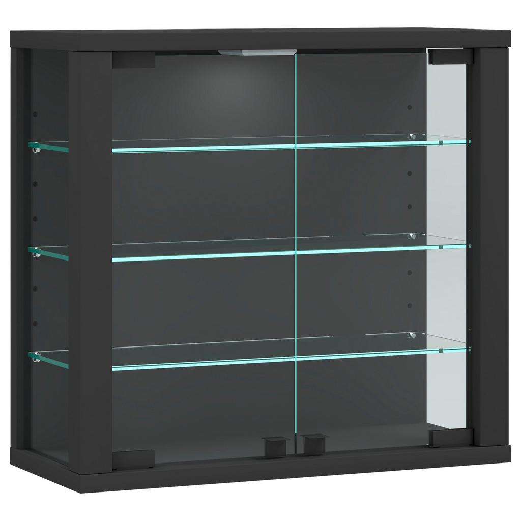HÄNGEVITRINE Vitrosa Anthrazit Dekor B:43cm
