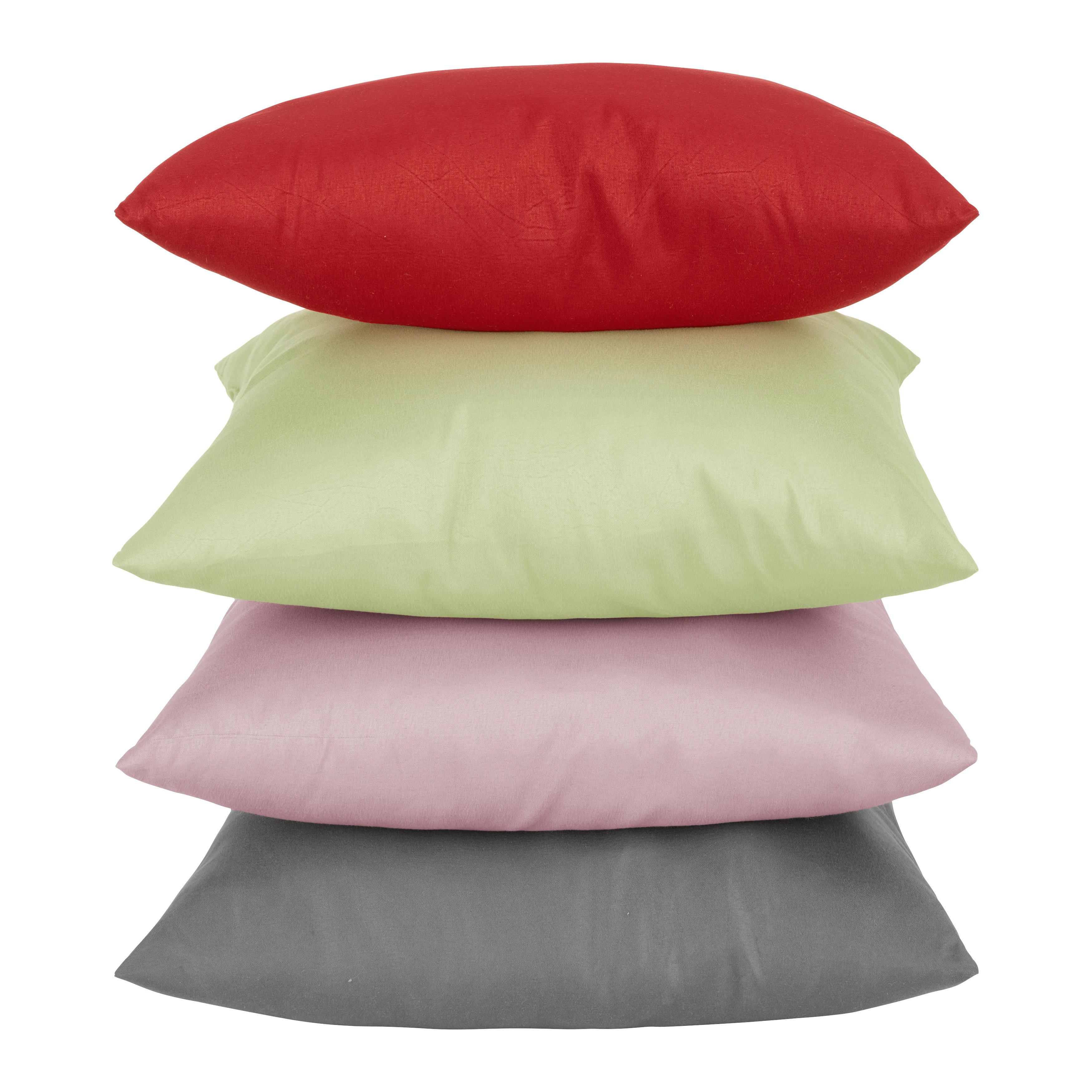 Dekorační polštář Basic, 40/40cm - zelená/antracitová, textil (40/40cm) - Based
