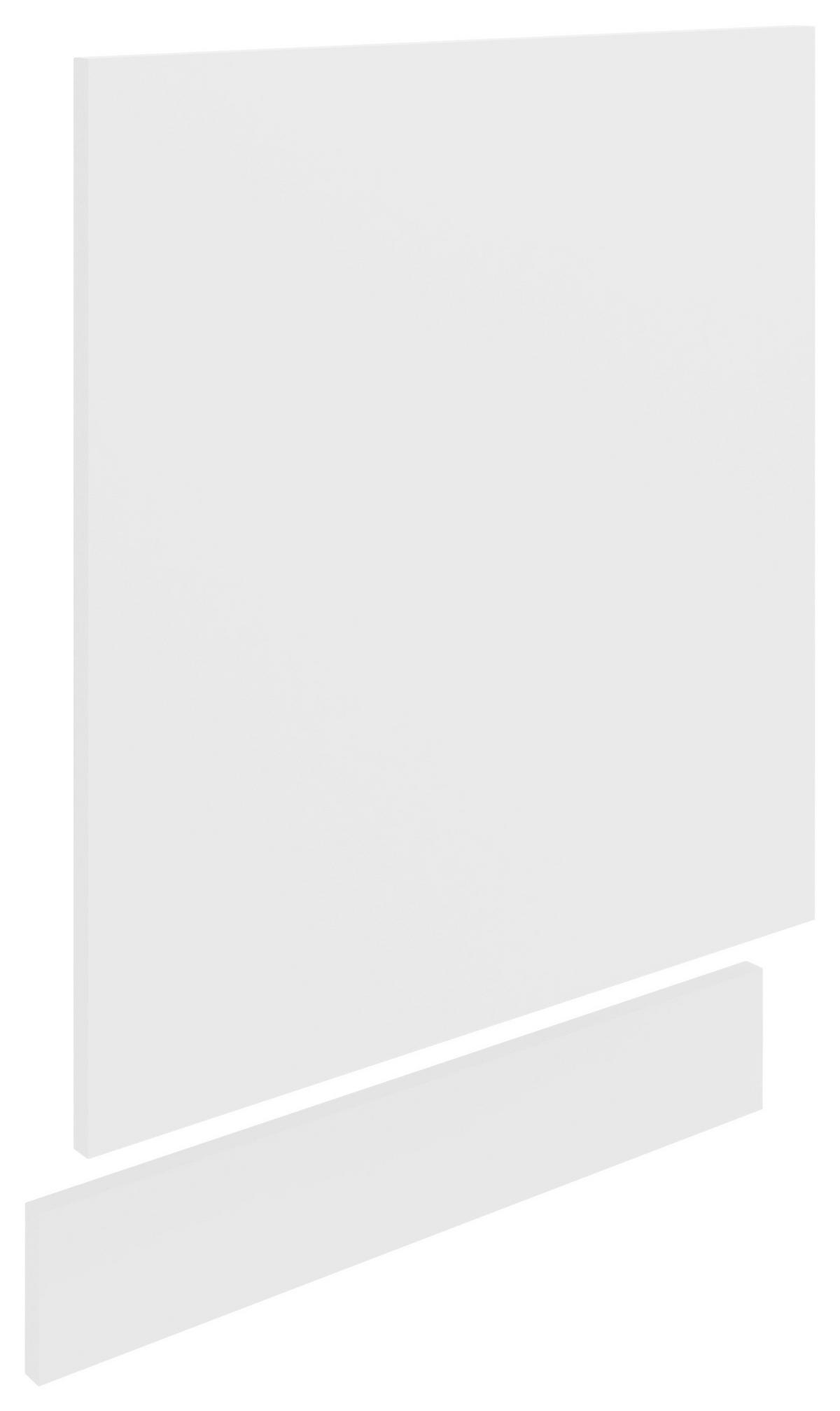 Geschirrspülerfront Esilo Weiß B: 60 cm - Weiß, KONVENTIONELL, Holzwerkstoff (60/67/2cm) - MID.YOU