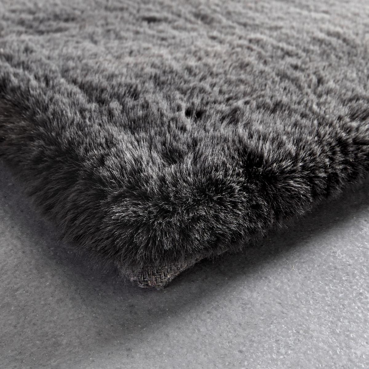 Umělá kožešina Caroline 3, 160/220cm - antracitová, textil (160/220cm) - Mömax