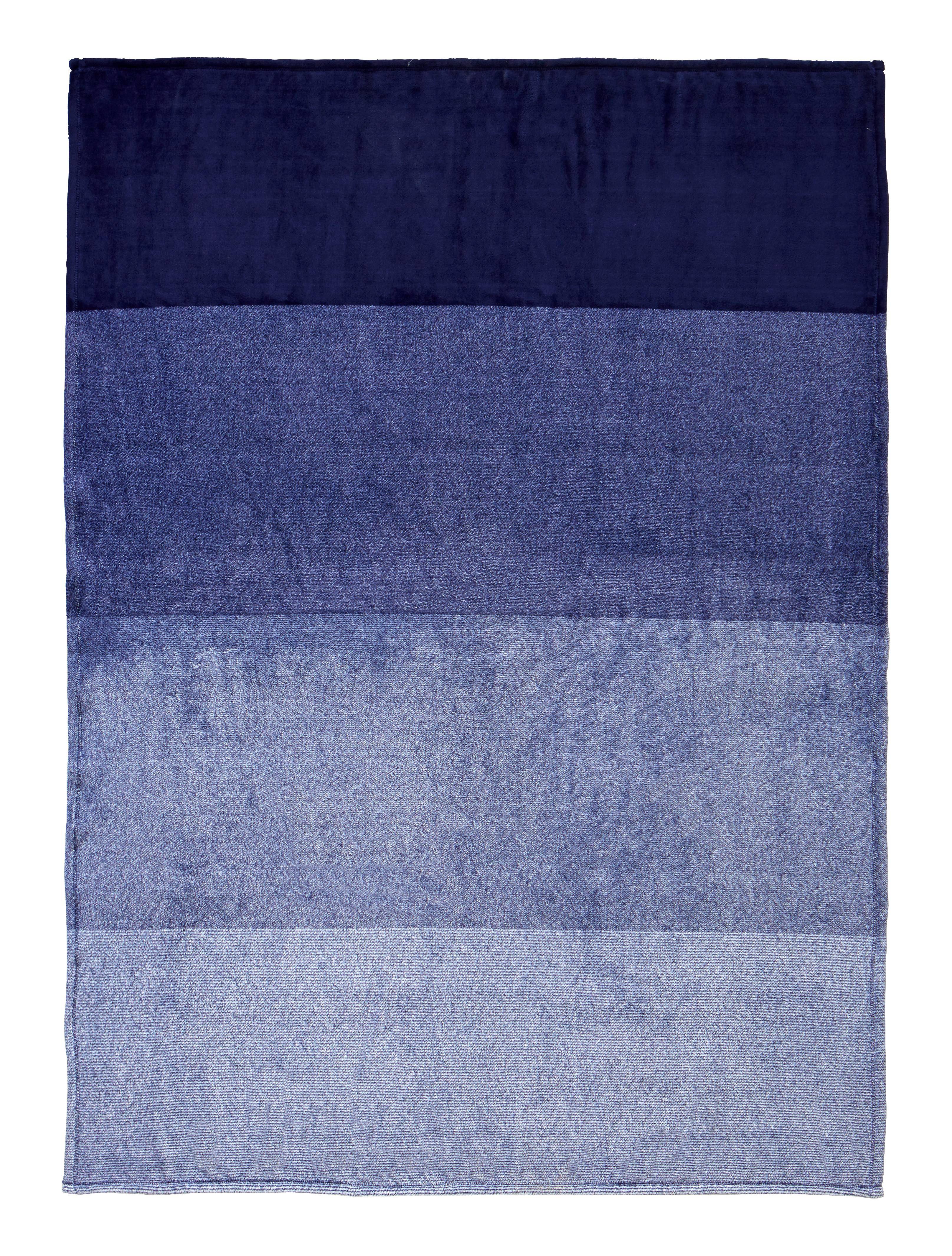 Puha Takaró Delia - Kék, modern, Textil (150/190cm) - Luca Bessoni
