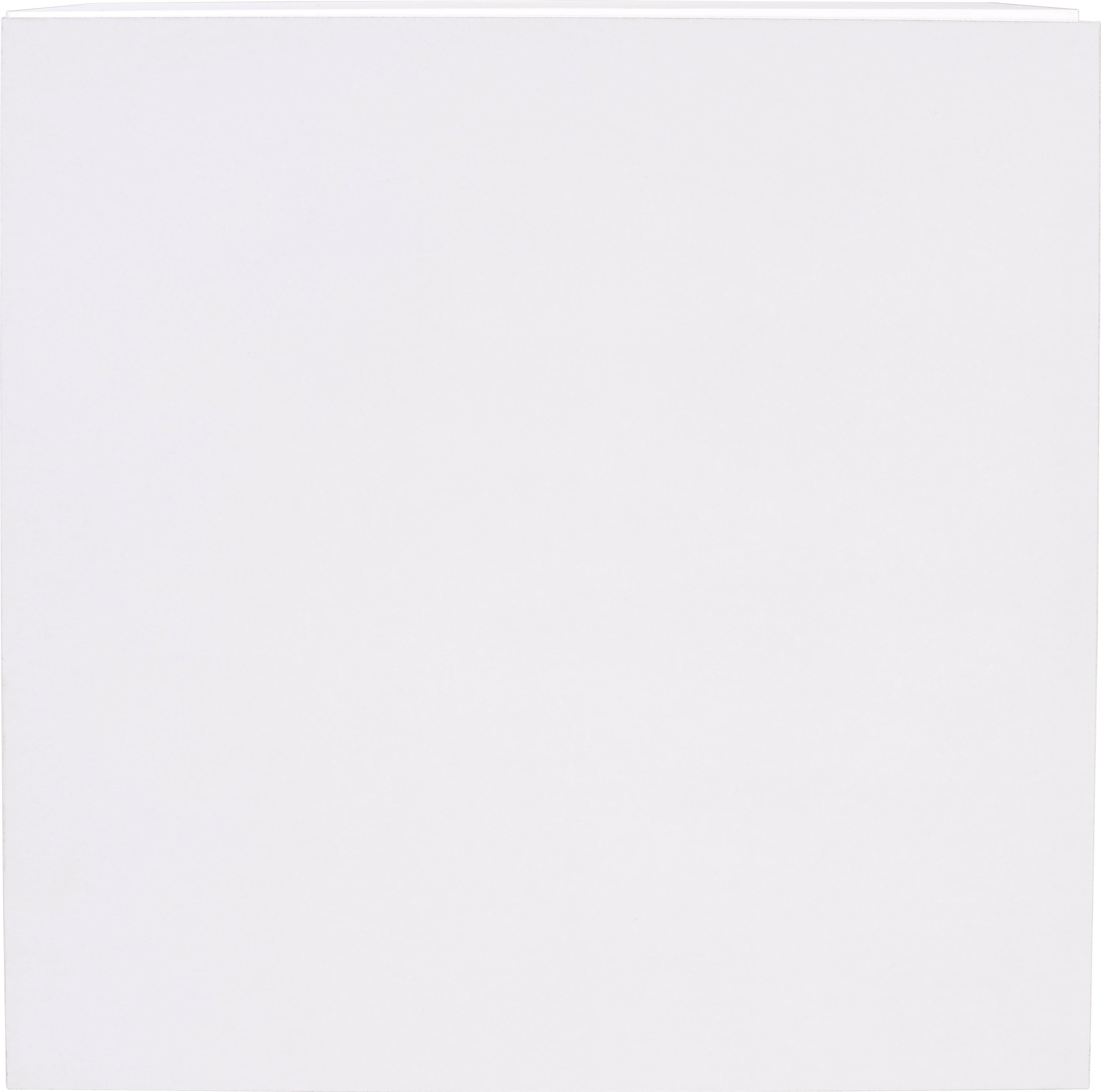 Hängeschrank Geno B: 50 cm Weiß - Weiß, MODERN, Holzwerkstoff (50/51/28cm)