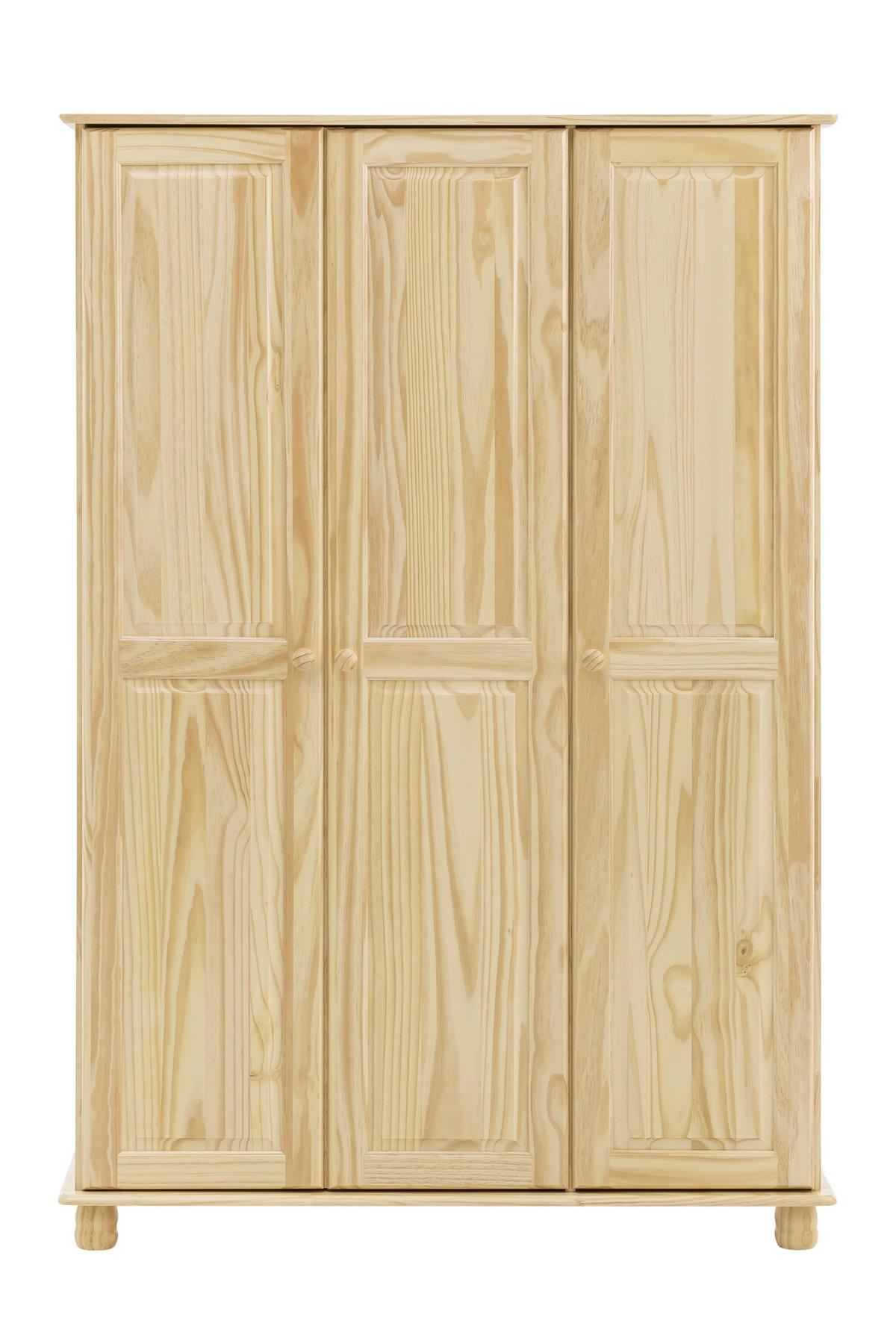 Kleiderschrank Naturfarben B: 120cm - Naturfarben, Natur, Holz (120/178/52cm) - Livetastic