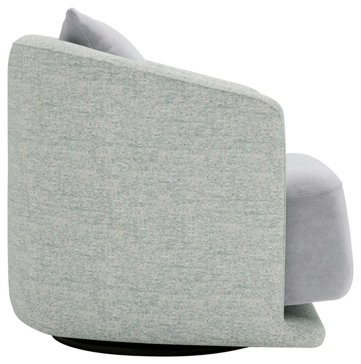 Wish Mintgrün B: 83 Cm - Schwarz/Mintgrün, Design, Textil (83/80/75cm) - Livetastic