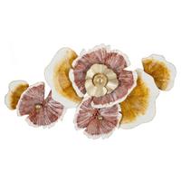 DEKORACE NA ZEĎ CLOW - krémová/barvy zlata, Basics, kov (92.10/51.40/8.3cm)