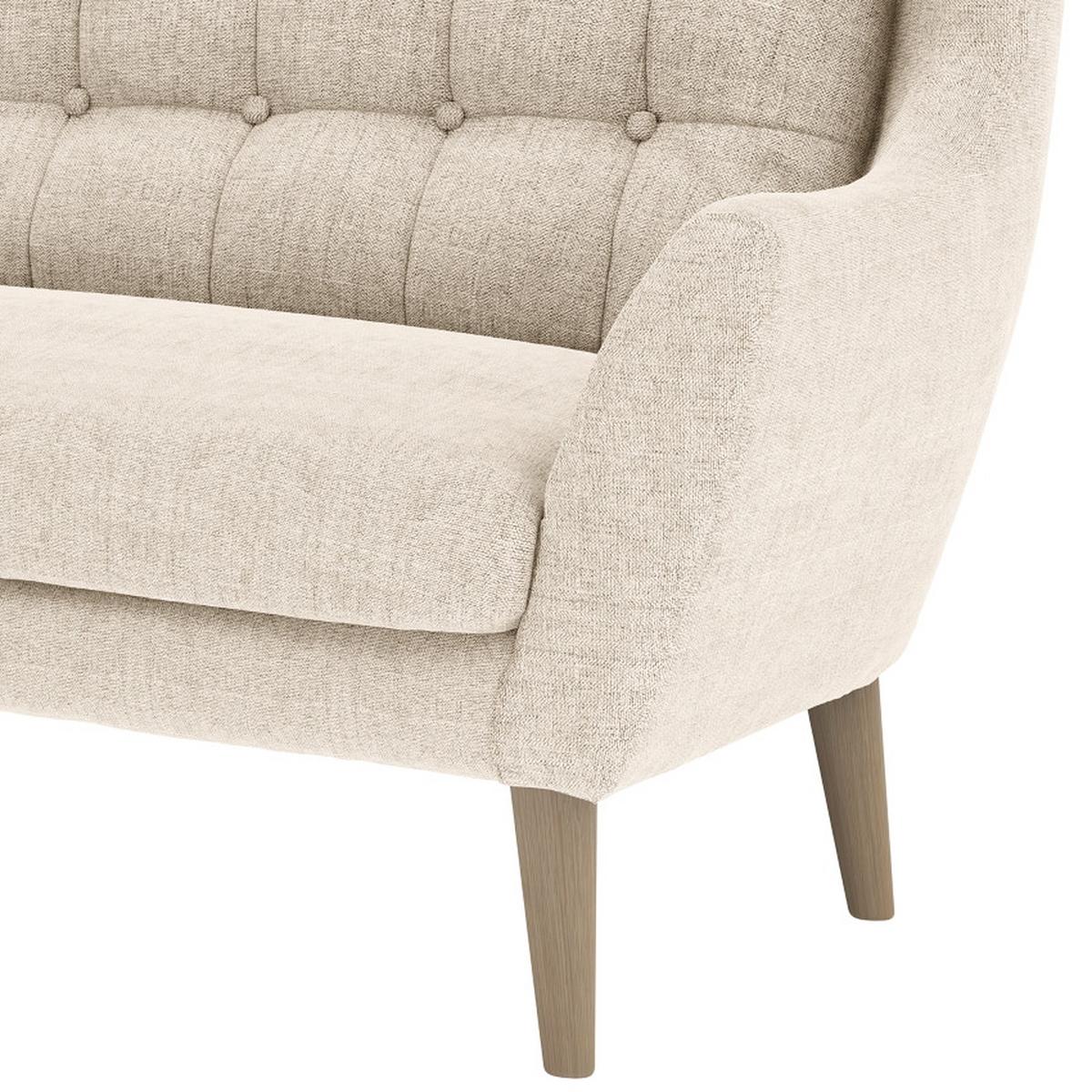 Ecksofa Henry Silberfarben, S: 250x173 cm - Eichefarben/Silberfarben, KONVENTIONELL, Textil (250/173cm) - Trendmanufaktur