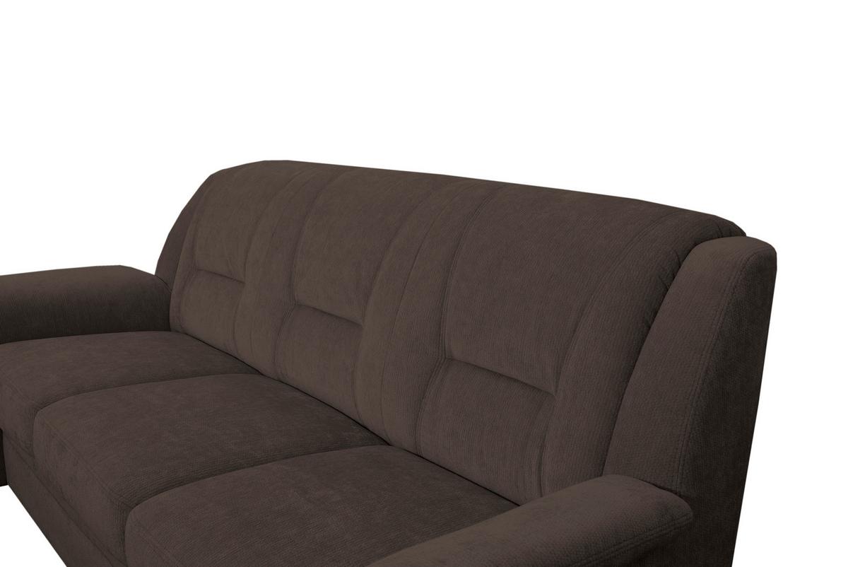 3-SITZER-SOFA Rafael, Braun B: 209 cm - Beige/Schwarz, Trend, Textil (209/95/95cm)