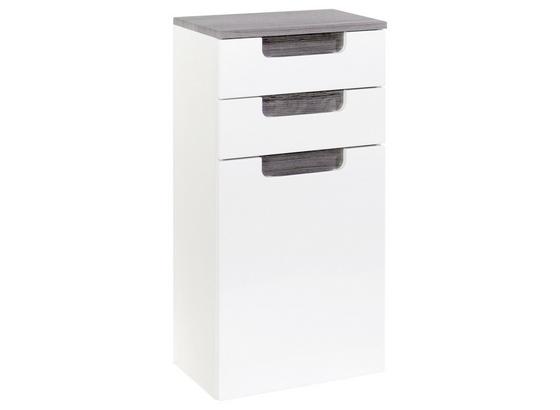Unterschrank Siena 40cm Weiß/eiche - Eichefarben/Weiß, MODERN, Holzwerkstoff (40/79/27cm) Unterschrank Siena 40cm Weiß/eiche - Eichefarben/Weiß, MODERN, Holzwerkstoff (40/79/27cm)