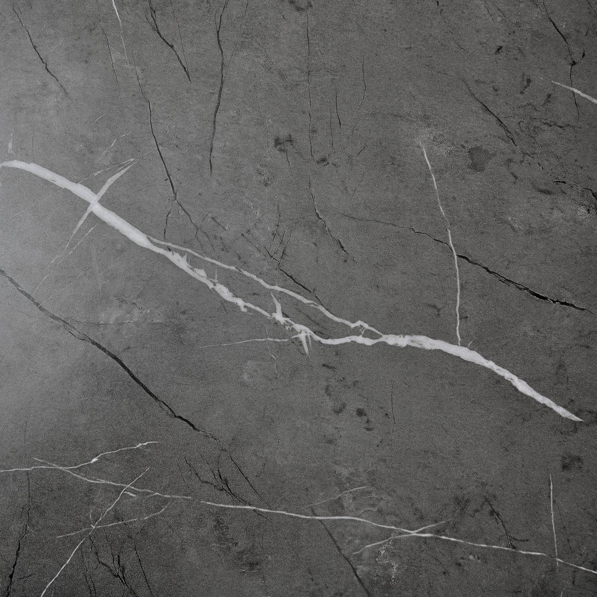 Ausziehtisch Elian Grau, B: 140-180 Cm - Schwarz/Grau, KONVENTIONELL, Holzwerkstoff/Metall (140/180/75/80cm) - MID.YOU