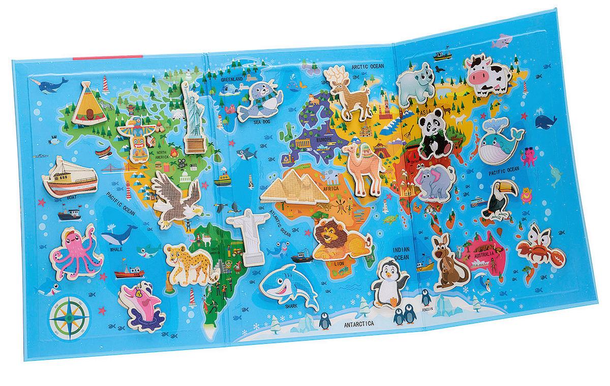LERNSPIEL WORLD - Hellblau, Karton (57/27/1cm)