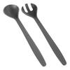 Salatbesteck Aus Kunststoff Marlin Aqua, 2er-Set - Grau, Basics, Kunststoff (6,3/28cm) - Metaltex