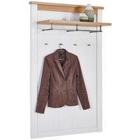 Garderobenpaneel Rovigio Weiß, Eiche-/Lärche Dekor B: 97 cm - Eichefarben/Lärchefarben, Basics, Holzwerkstoff (97/151/32,1cm) - Landscape