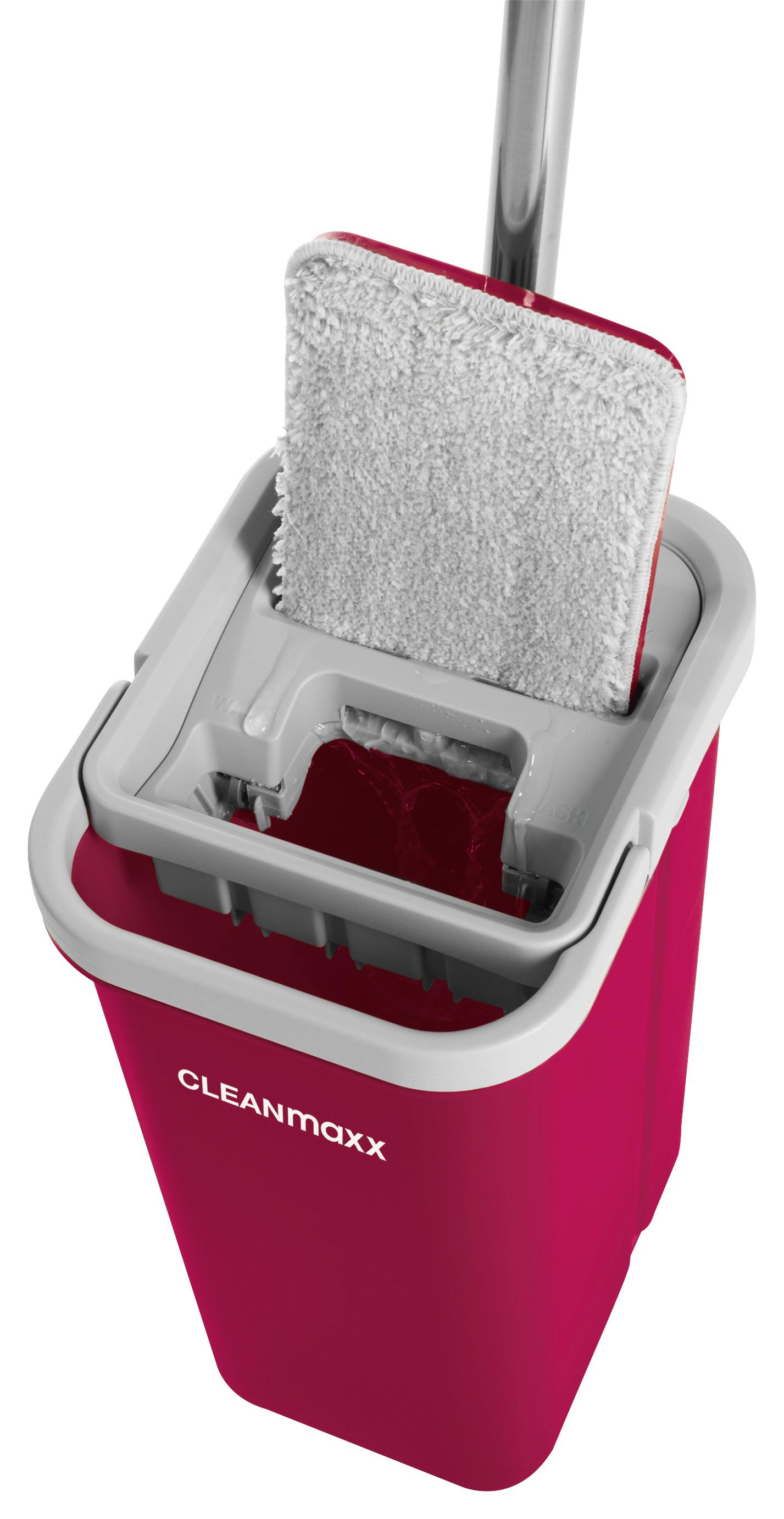 Bodenreinigungsset Cleanmaxx Komfort-Mopp - Rot, Basics, Kunststoff (19,9/15,0/125,5cm) - TV - Unser Original