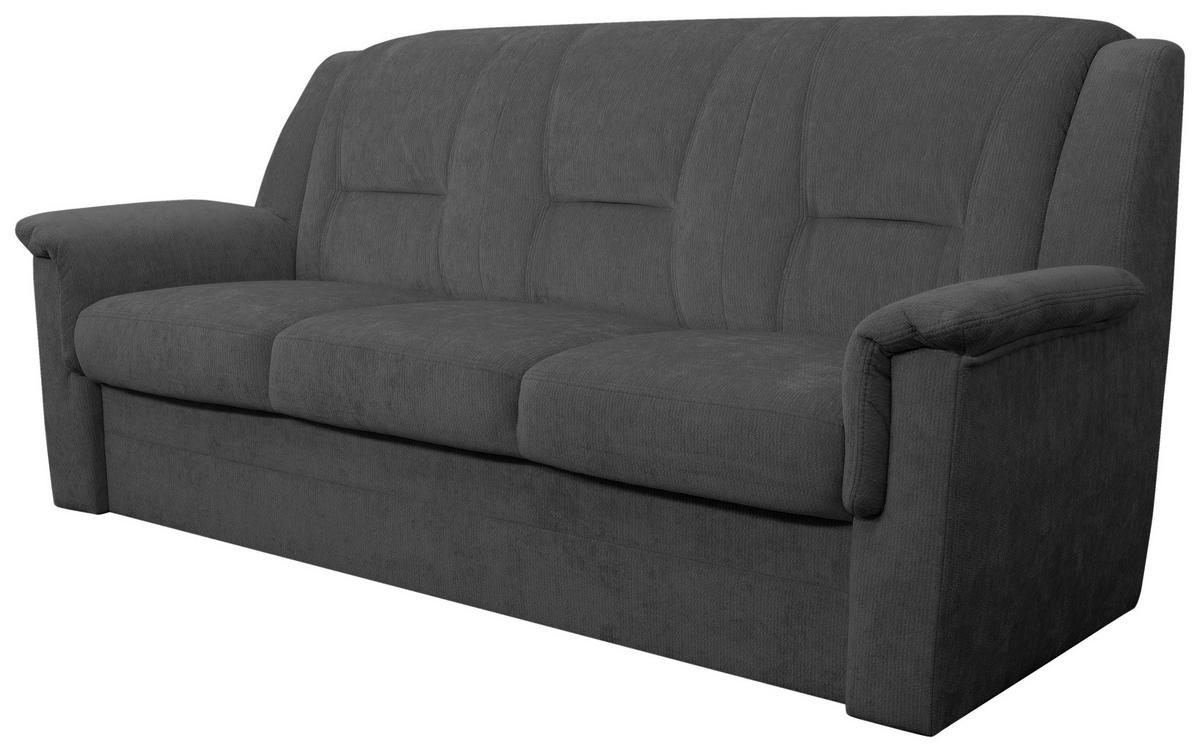 3-SITZER-SOFA Rafael, Graphit B: 209 cm - Beige/Schwarz, Trend, Textil (209/95/95cm)