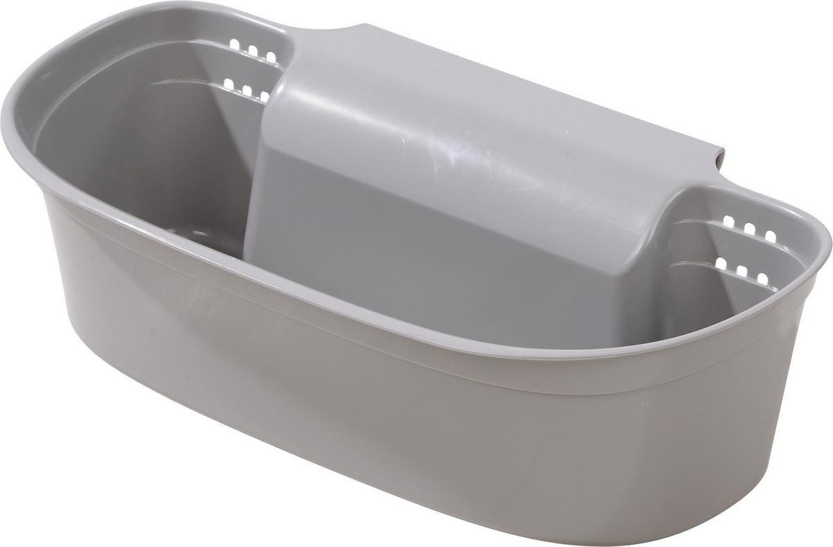 Auffangschale Jürgen 2,2 L Versch. Farben Zum Einhängen - Transparent/Grau, KONVENTIONELL, Kunststoff (2,2l) - Homezone