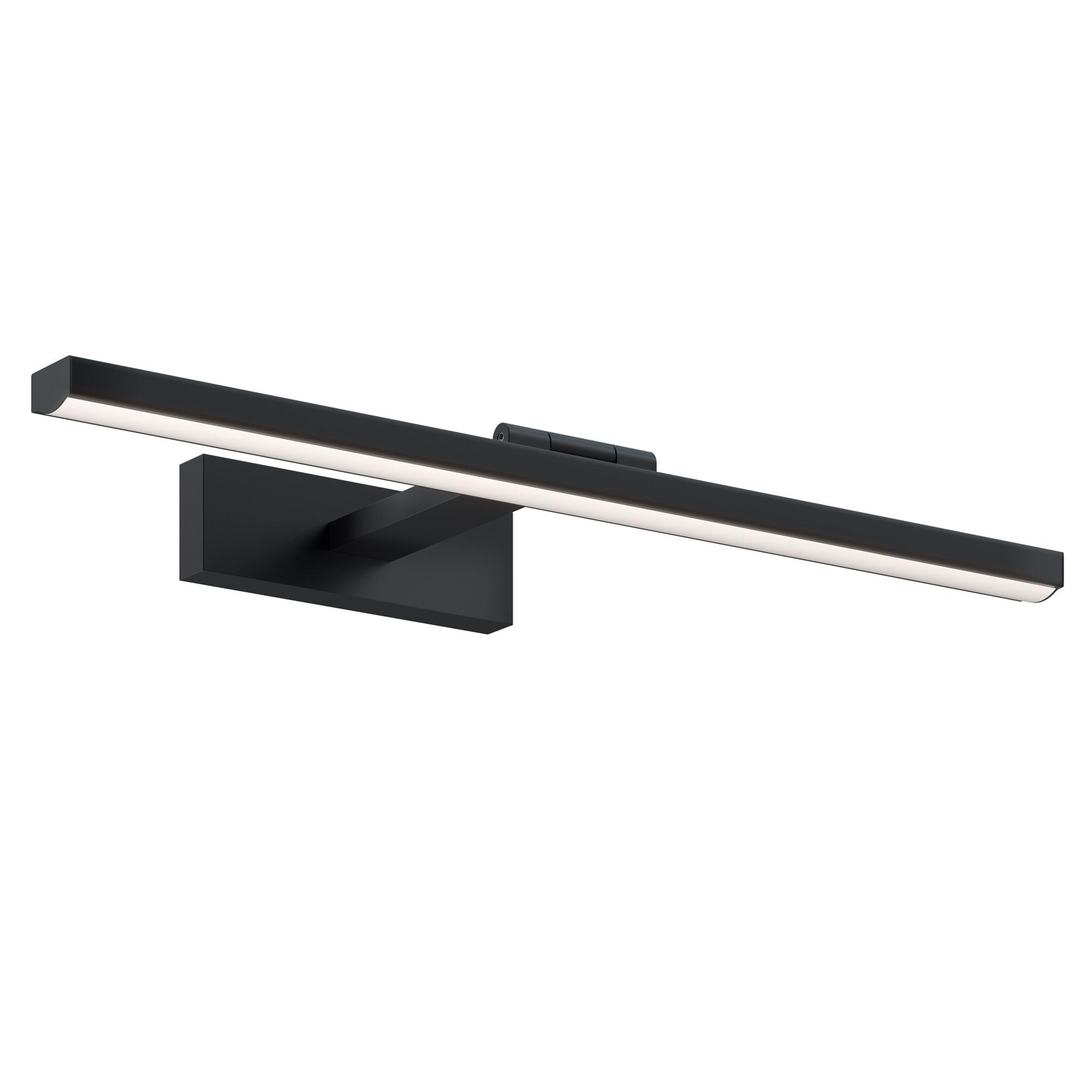 Spiegelleuchte Bris - Schwarz, Trend, Kunststoff/Metall (49.5/5/20cm) - MAYTONI