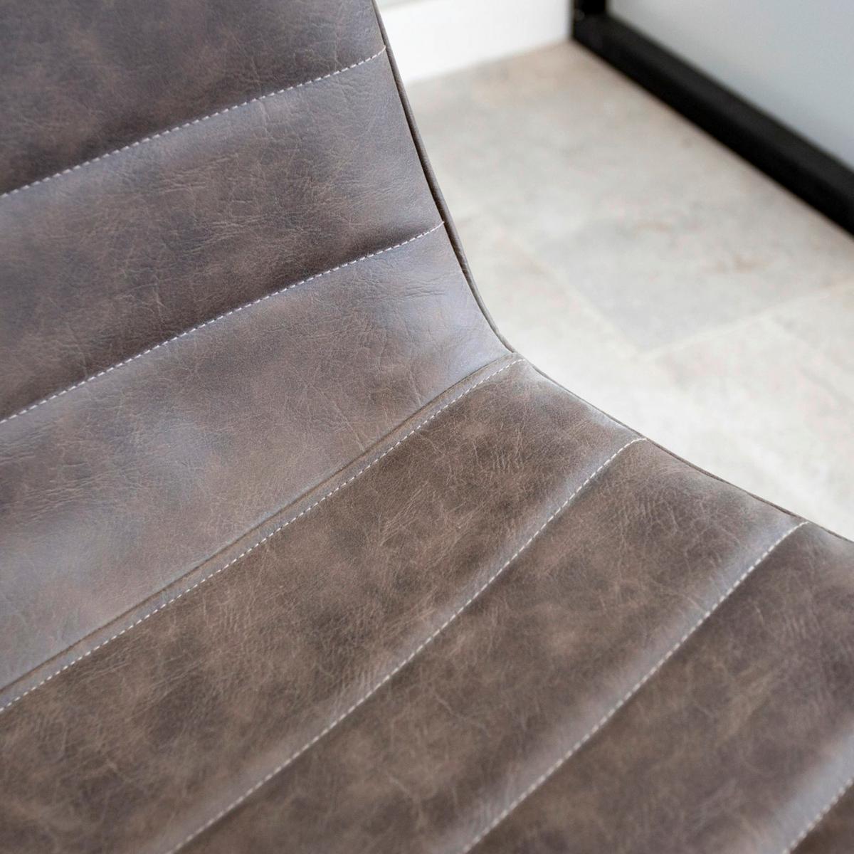 Stuhl Milan - Taupe/Schwarz, KONVENTIONELL, Kunststoff/Textil (48/77/56cm) - MID.YOU