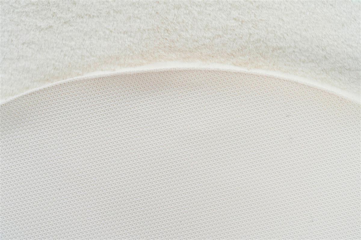 Hochflorteppich Rabbit 625 Weiß D: 100 Cm - Weiß, KONVENTIONELL (100cm)