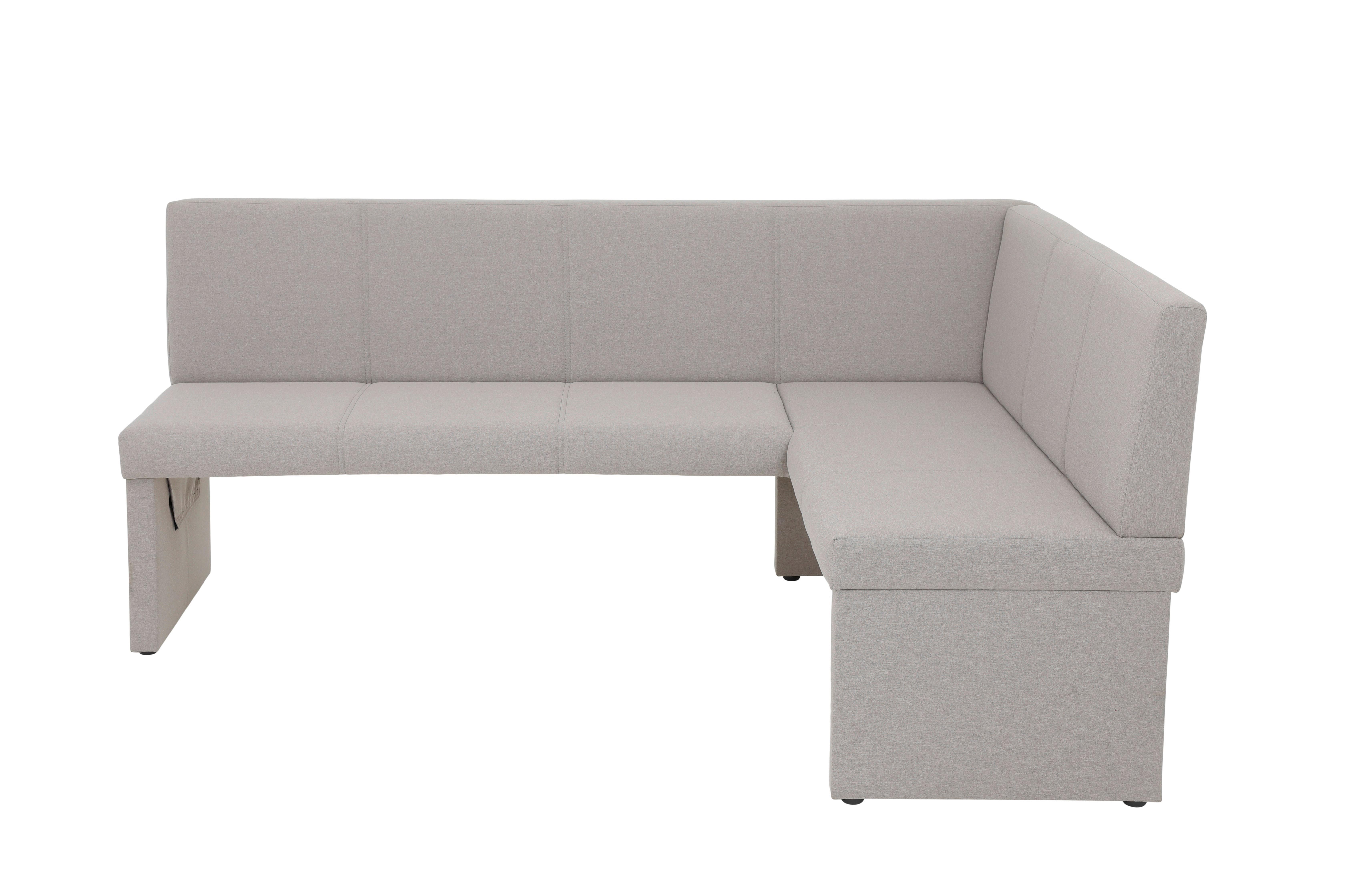 ECKBANK TURIN LEB - Schlammfarben, MODERN, Holz/Textil (200/92cm) - P & B