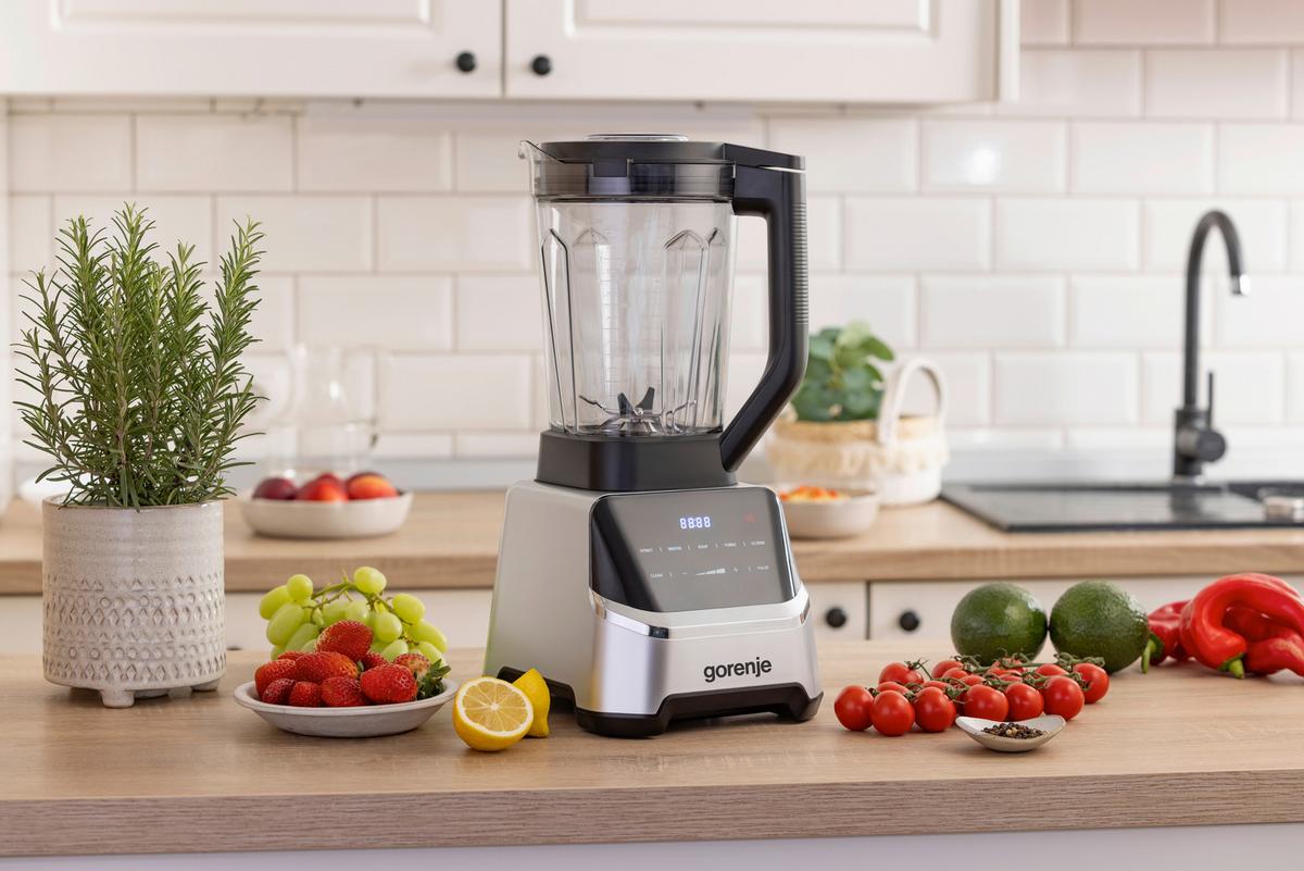 STANDMIXER 1500W, 2 Liter - Edelstahlfarben, Basics, Kunststoff/Metall (19,2/43,2/24cm) - Gorenje