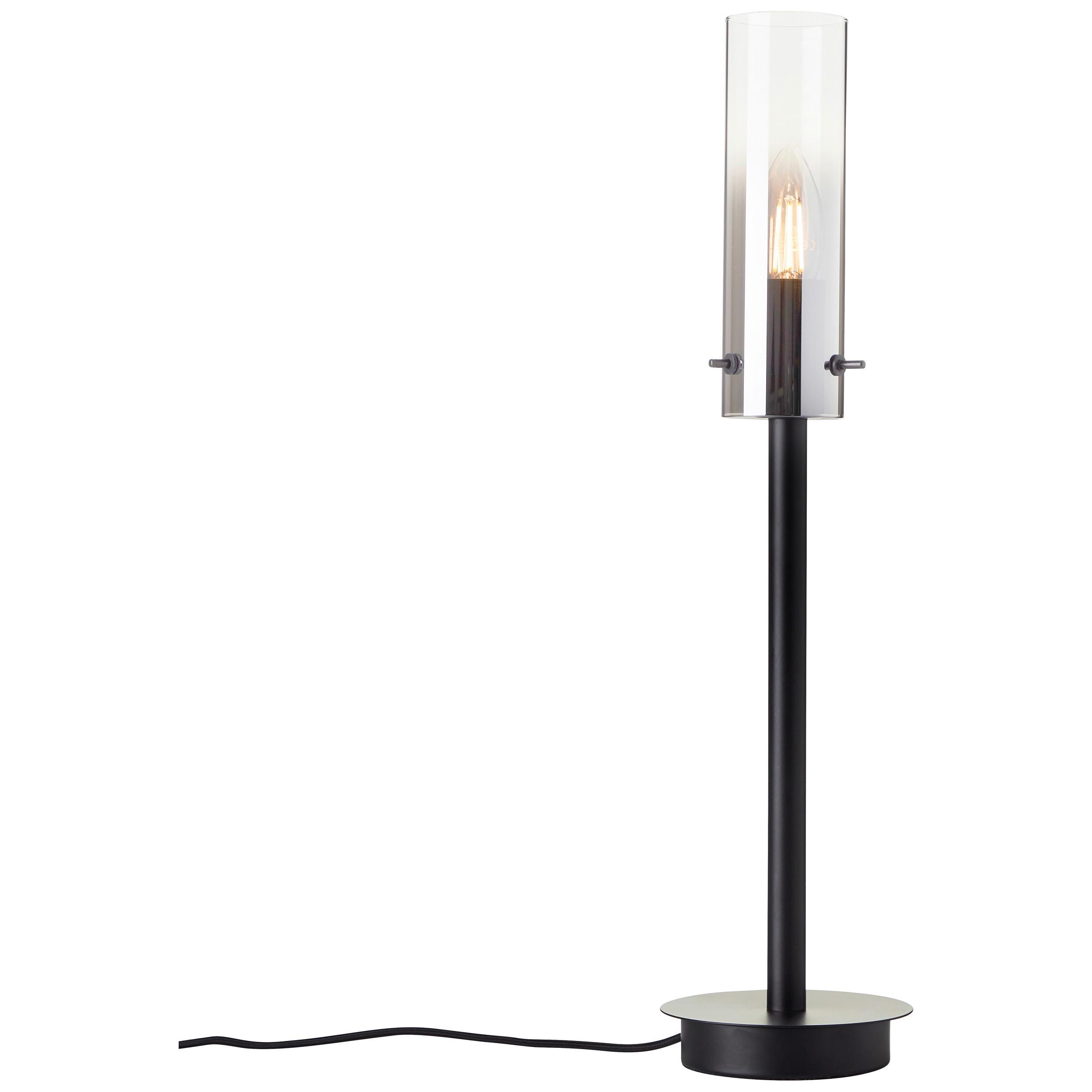 Tischleuchte 99207/06 Glasini - Schwarz/Grau, Design, Glas/Metall (12/49,5cm) - Brilliant