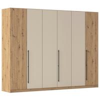Kleiderschrank Safari B: 271 cm - Champagner/Eiche Artisan, KONVENTIONELL, Holzwerkstoff (271/229/54cm)