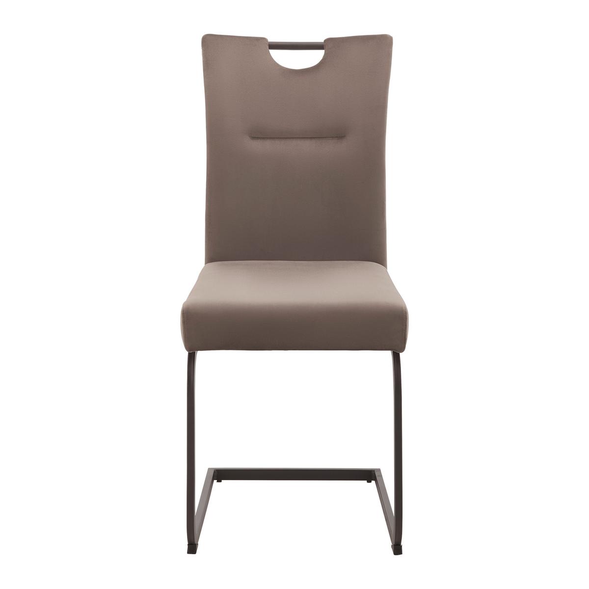 Hojdacia stolička DUNJA hnedá - hnedá/čierna, Modern, kov/drevo (44/86/58cm) - PBJ