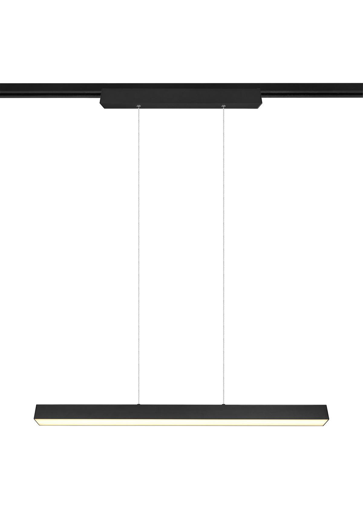 Schienensystem Duoline Hängeleuchte 73143131 Pl Paros - Schwarz, Basics, Metall (90/180/5cm) - Trio Leuchten